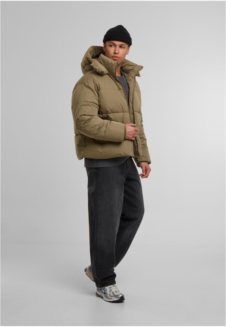 Puffer Jacket With Flap Hood - - TTUTB8027 - 5