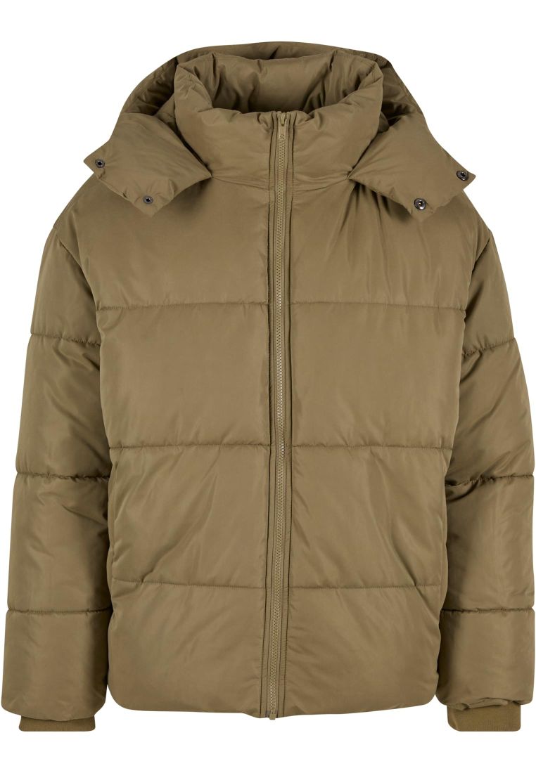 Puffer Jacket With Flap Hood - - TTUTB8027 - 2