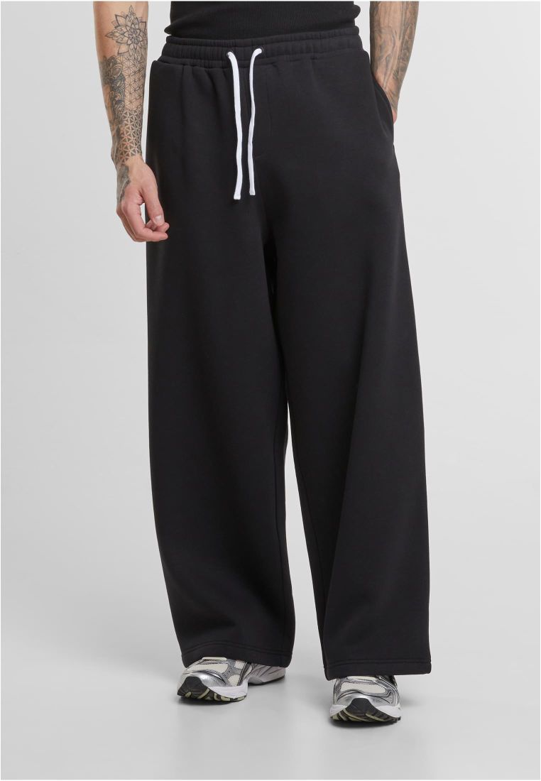 Fluffy Wide Leg Trackpants - Mens Pants - TTUTB8031 - 1
