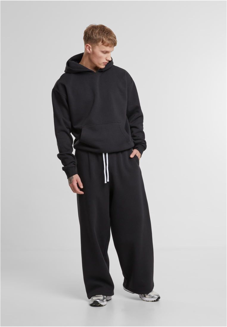 Fluffy Wide Leg Trackpants - Mens Pants - TTUTB8031 - 7