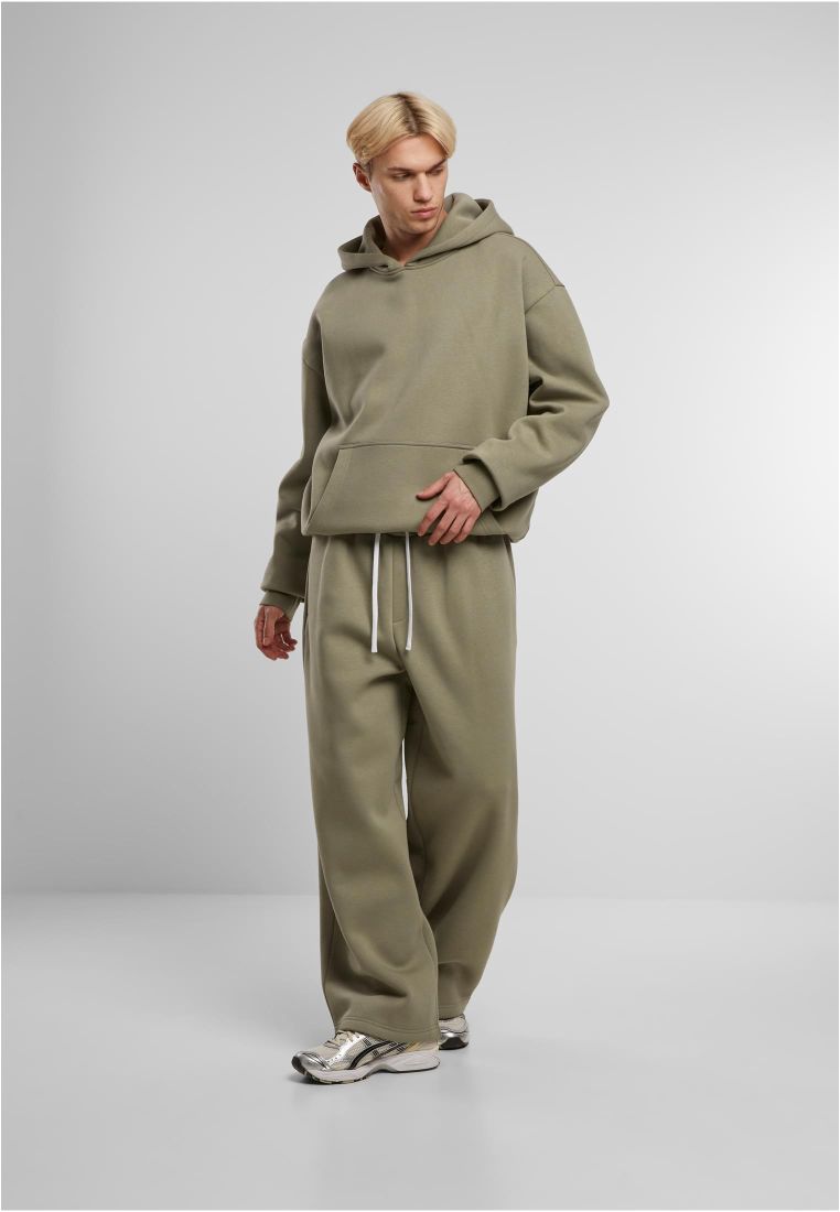 Fluffy Wide Leg Trackpants - Mens Pants - TTUTB8031 - 518