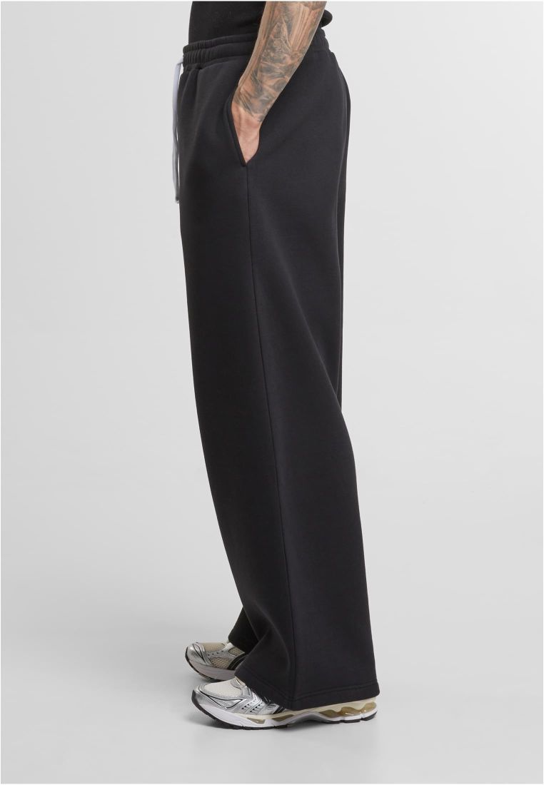 Fluffy Wide Leg Trackpants - Mens Pants - TTUTB8031 - 4