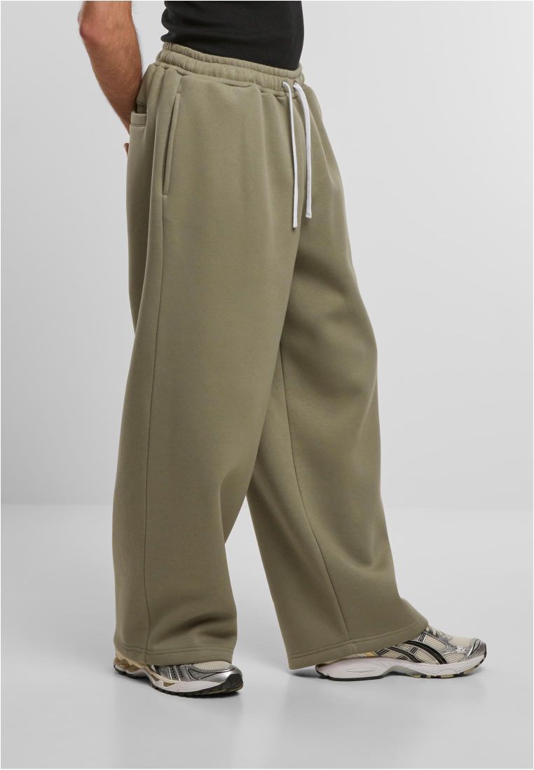 Fluffy Wide Leg Trackpants - Mens Pants - TTUTB8031 - 517