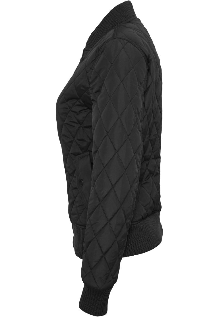 Ladies Diamond Quilt Nylon Jacket - Ladies Jackets - TTUTB806 - 35
