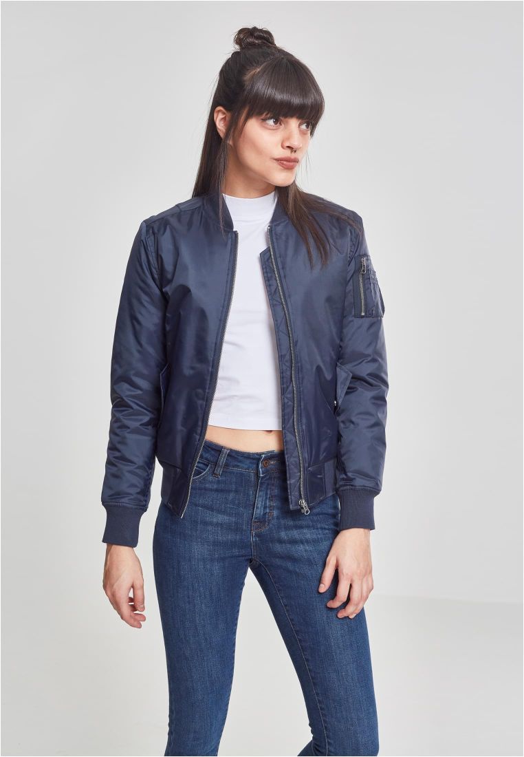 Ladies Basic Bomber Jacket - Naisten Takit - TTUTB807 - 301