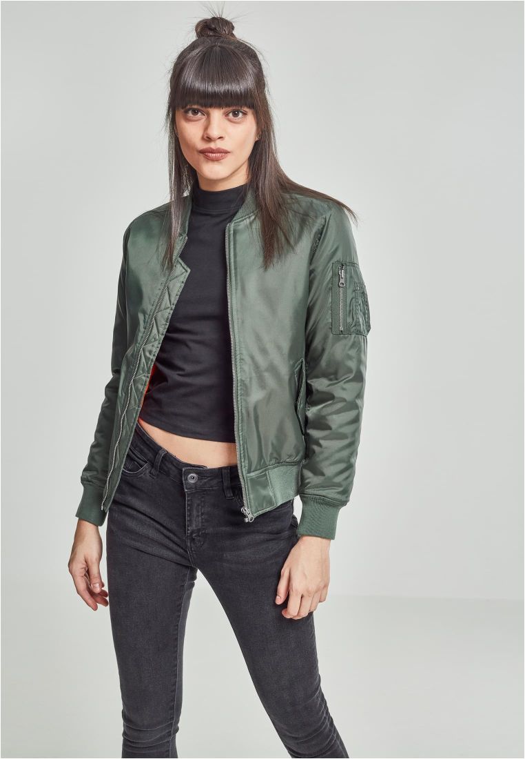 Ladies Basic Bomber Jacket - Ladies Jackets - TTUTB807 - 181