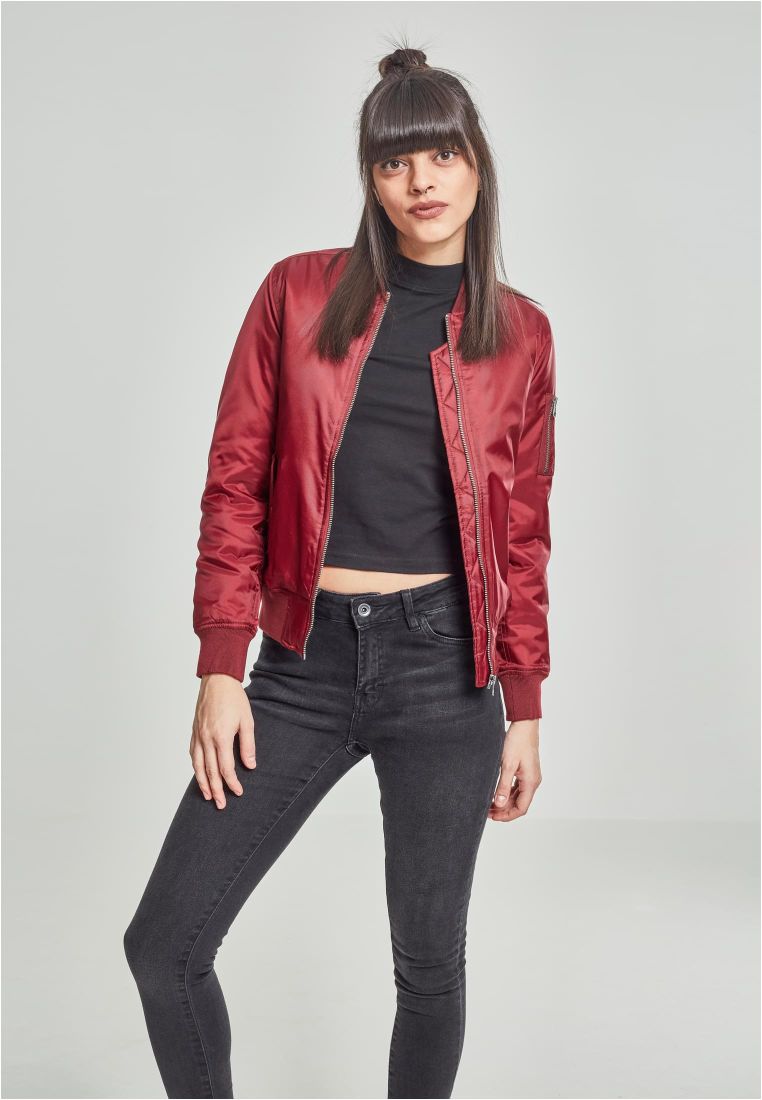 Ladies Basic Bomber Jacket - Ladies Jackets - TTUTB807 - 331