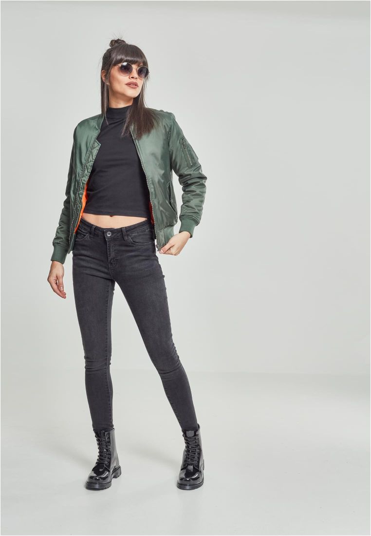 Ladies Basic Bomber Jacket - Ladies Jackets - TTUTB807 - 189