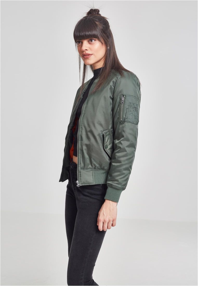 Ladies Basic Bomber Jacket - Ladies Jackets - TTUTB807 - 185