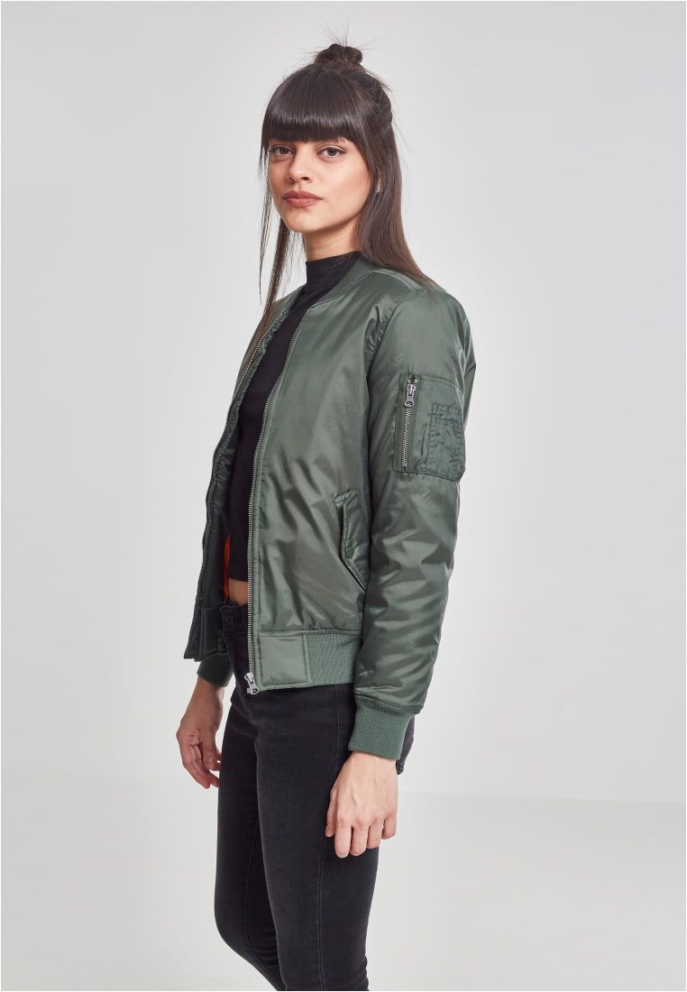 Ladies Basic Bomber Jacket - Ladies Jackets - TTUTB807 - 188