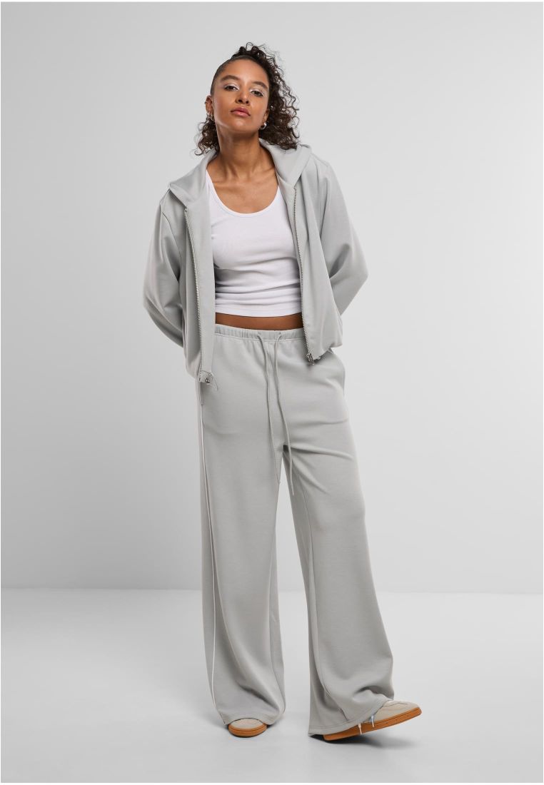 Ladies Wide Leg Scuba Trackpants - Naisten Housut - TTUTB8126 - 308