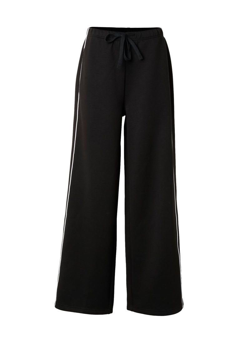 Ladies Wide Leg Scuba Trackpants - Naisten Housut - TTUTB8126 - 36