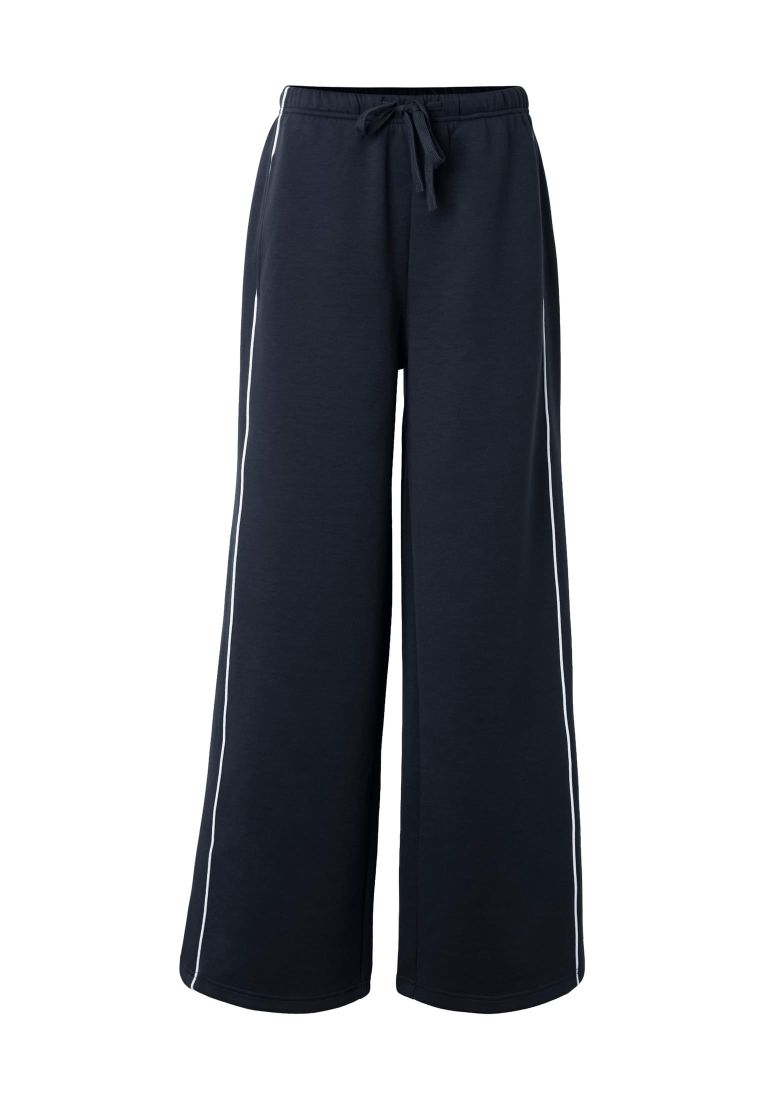 Ladies Wide Leg Scuba Trackpants - Naisten Housut - TTUTB8126 - 32