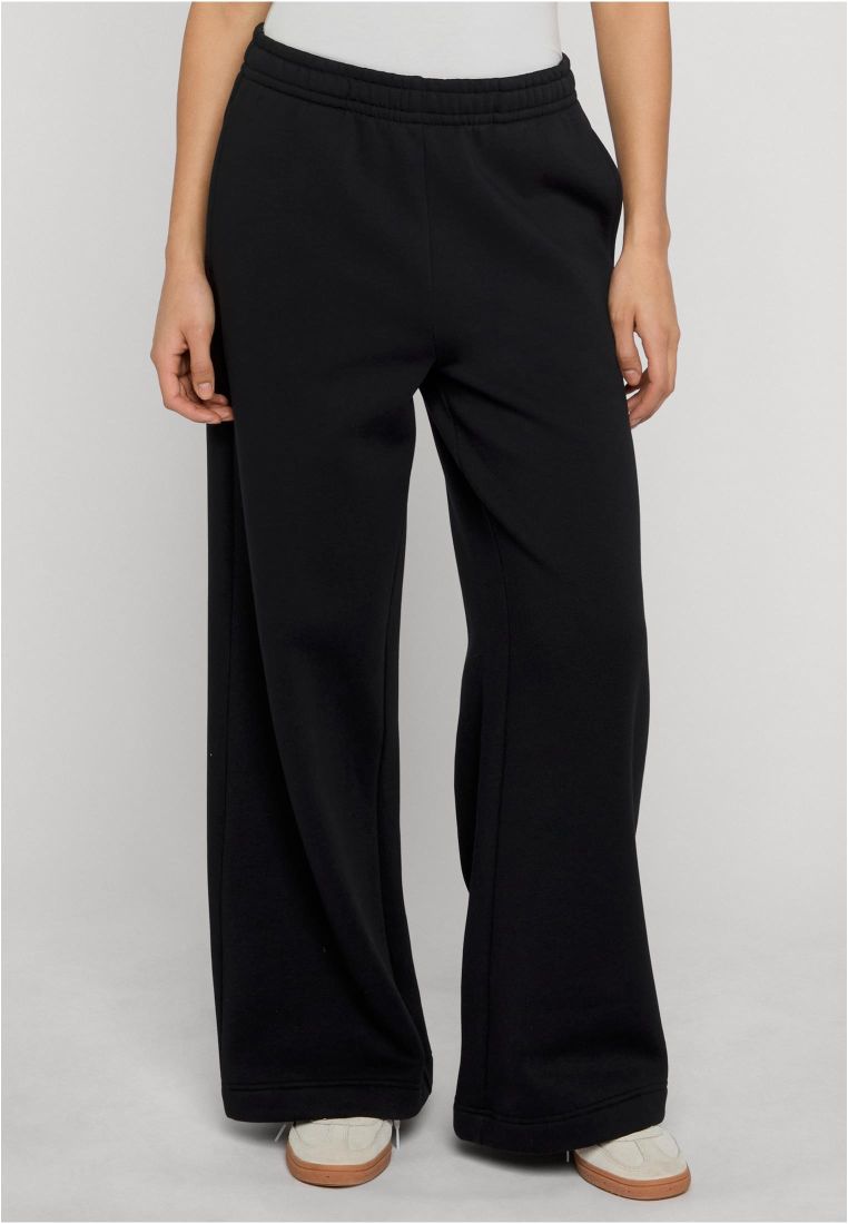 Ladies Fluffy Wideleg Trackpants - Naisten Housut - TTUTB8169 - 1