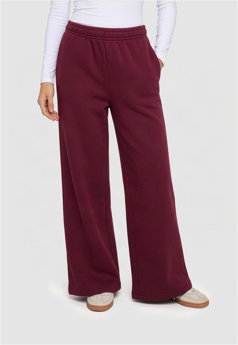 Ladies Fluffy Wideleg Trackpants - Naisten Housut - TTUTB8169 - 571