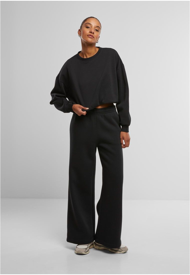 Ladies Fluffy Wideleg Trackpants - Naisten Housut - TTUTB8169 - 7