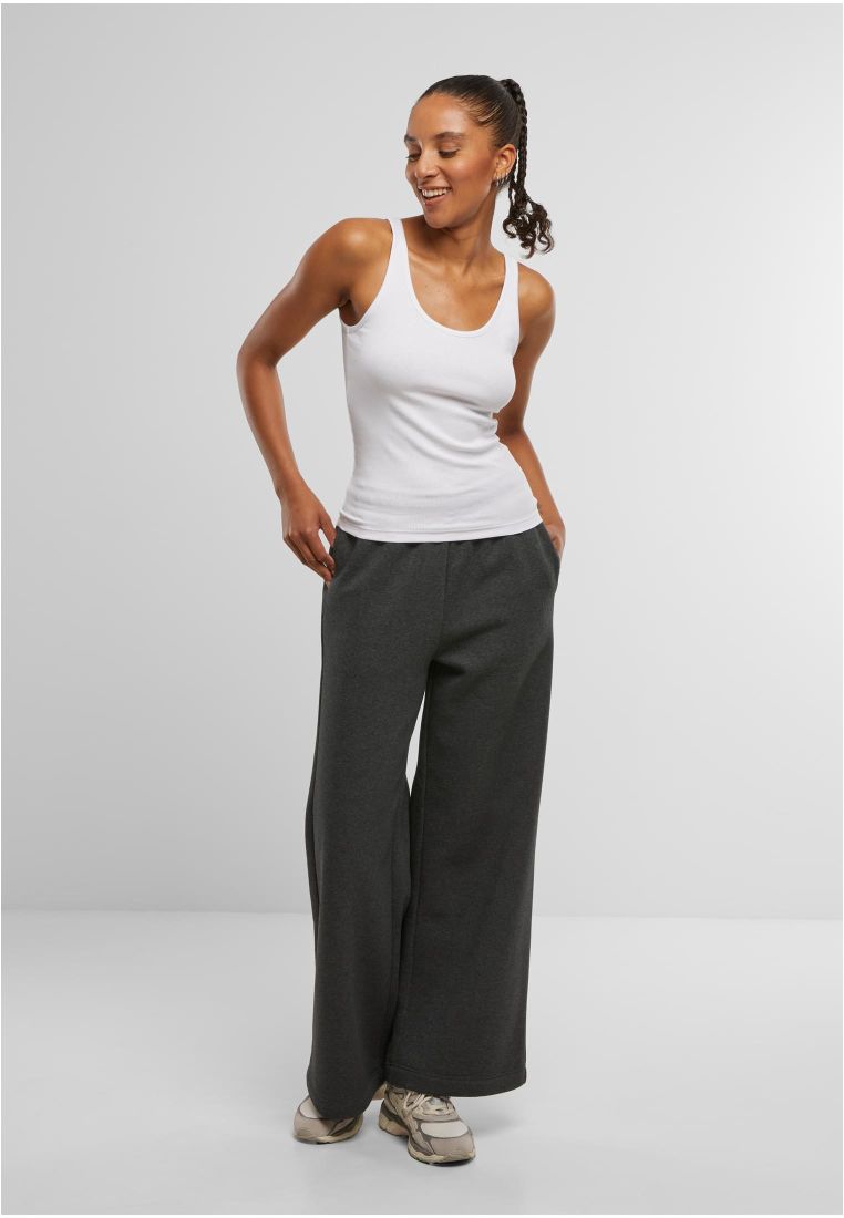 Ladies Fluffy Wideleg Trackpants - Naisten Housut - TTUTB8169 - 38