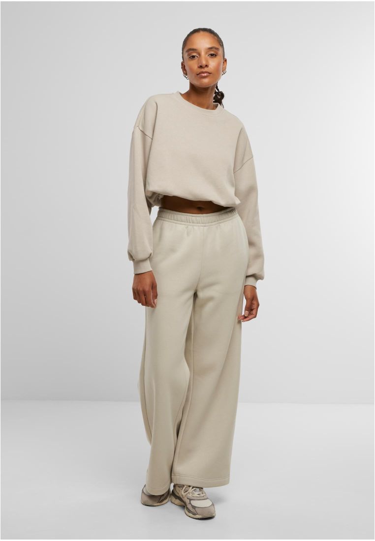 Ladies Fluffy Wideleg Trackpants - Naisten Housut - TTUTB8169 - 578