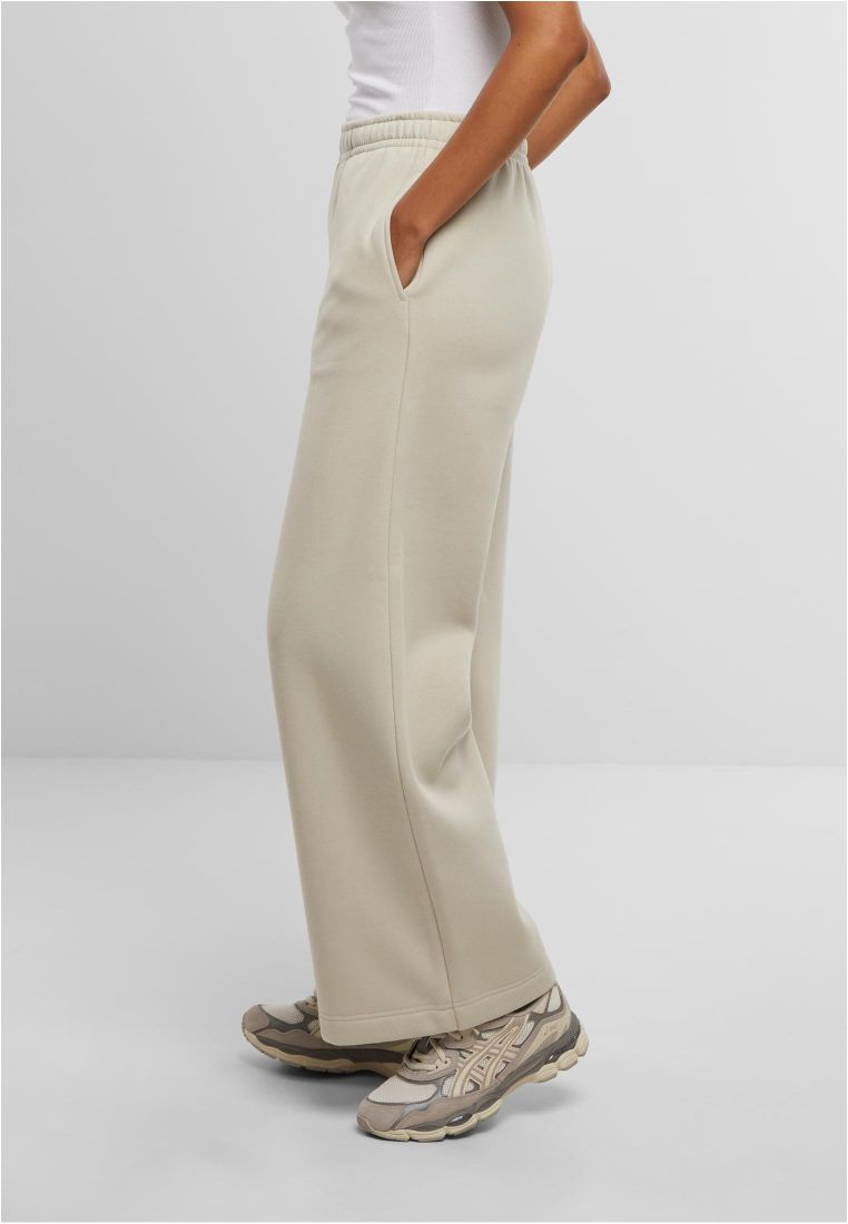 Ladies Fluffy Wideleg Trackpants - Naisten Housut - TTUTB8169 - 575