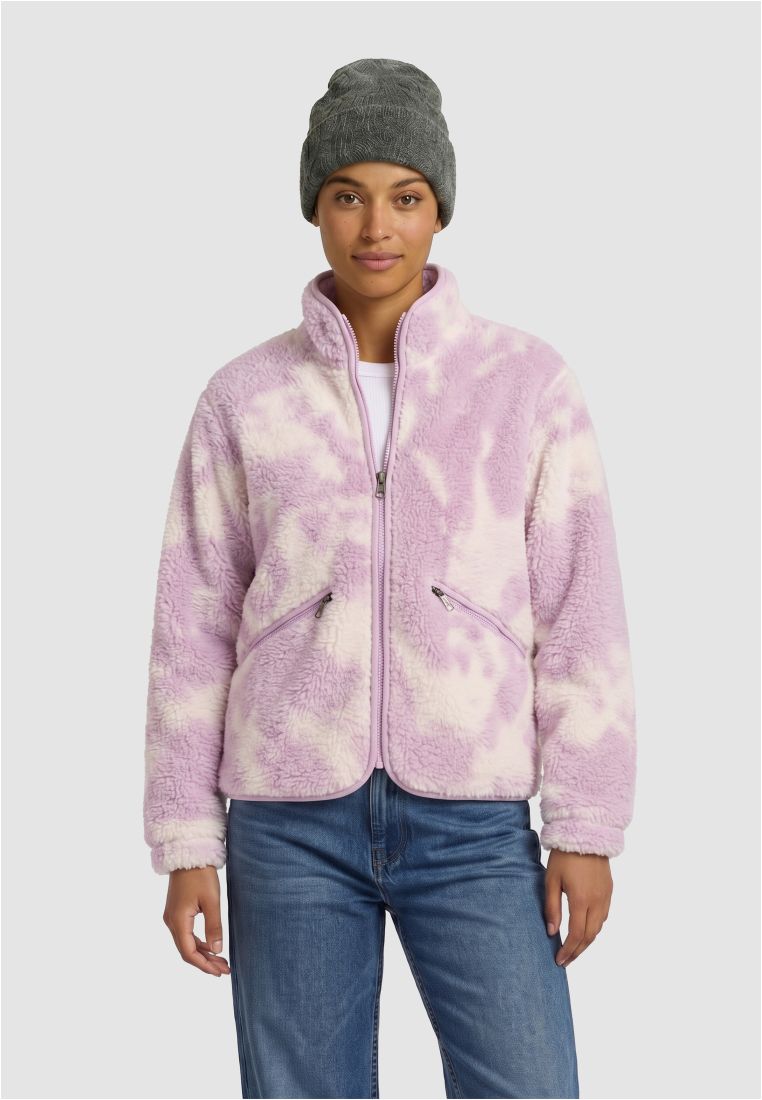 Ladies Printed Sherpa Jacket - Naisten Takit - TTUTB8505 - 1