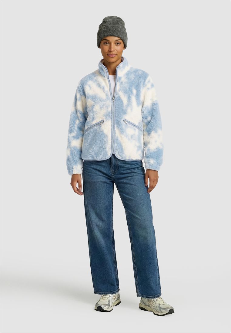 Ladies Printed Sherpa Jacket - Naisten Takit - TTUTB8505 - 186