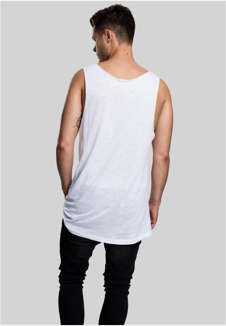 Long Shaped Open Edge Loose Tank - Miesten T-paidat - TTUTB964 - 186
