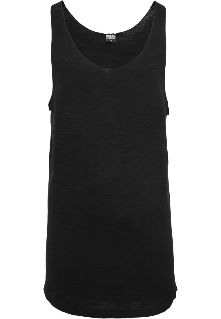 Long Shaped Open Edge Loose Tank - Miesten T-paidat - TTUTB964 - 8