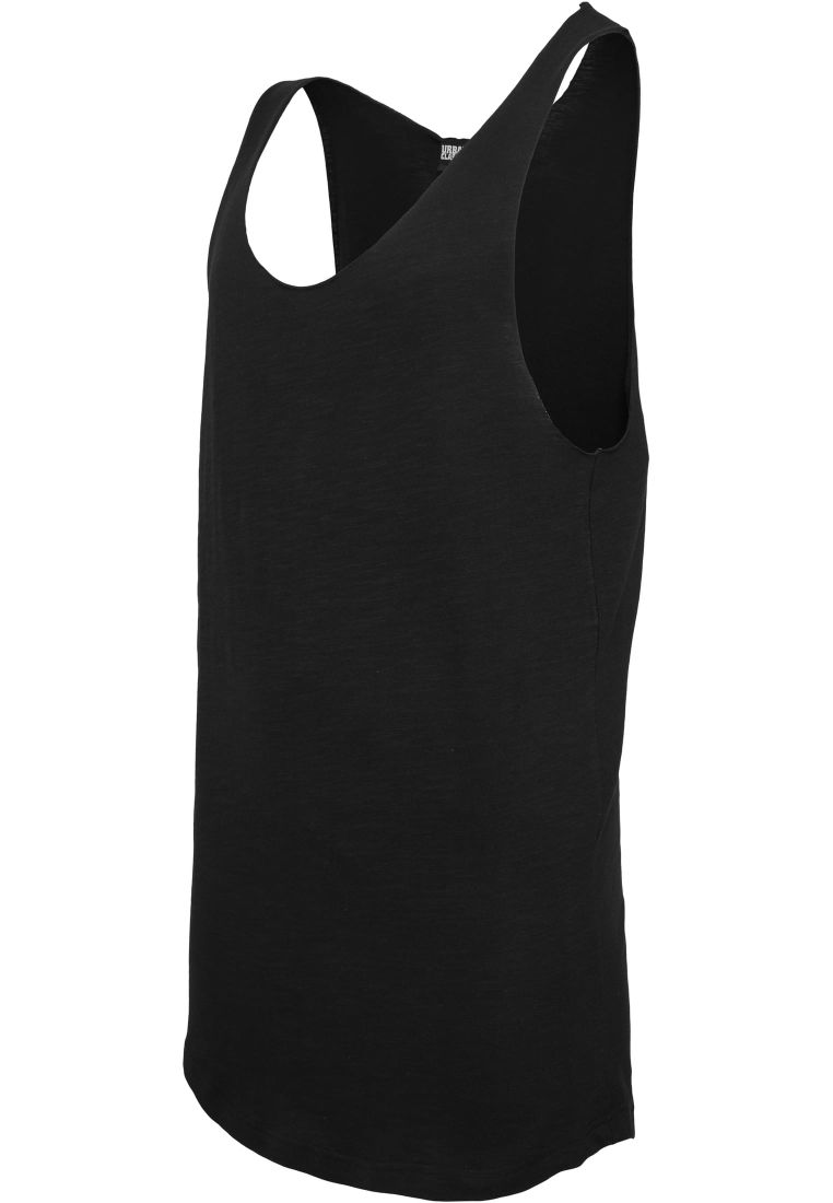 Long Shaped Open Edge Loose Tank - Miesten T-paidat - TTUTB964 - 10
