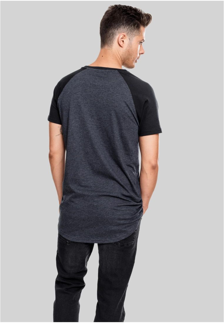 Shaped Raglan Long Tee - Mens t-shirts - TTUTB966 - 5