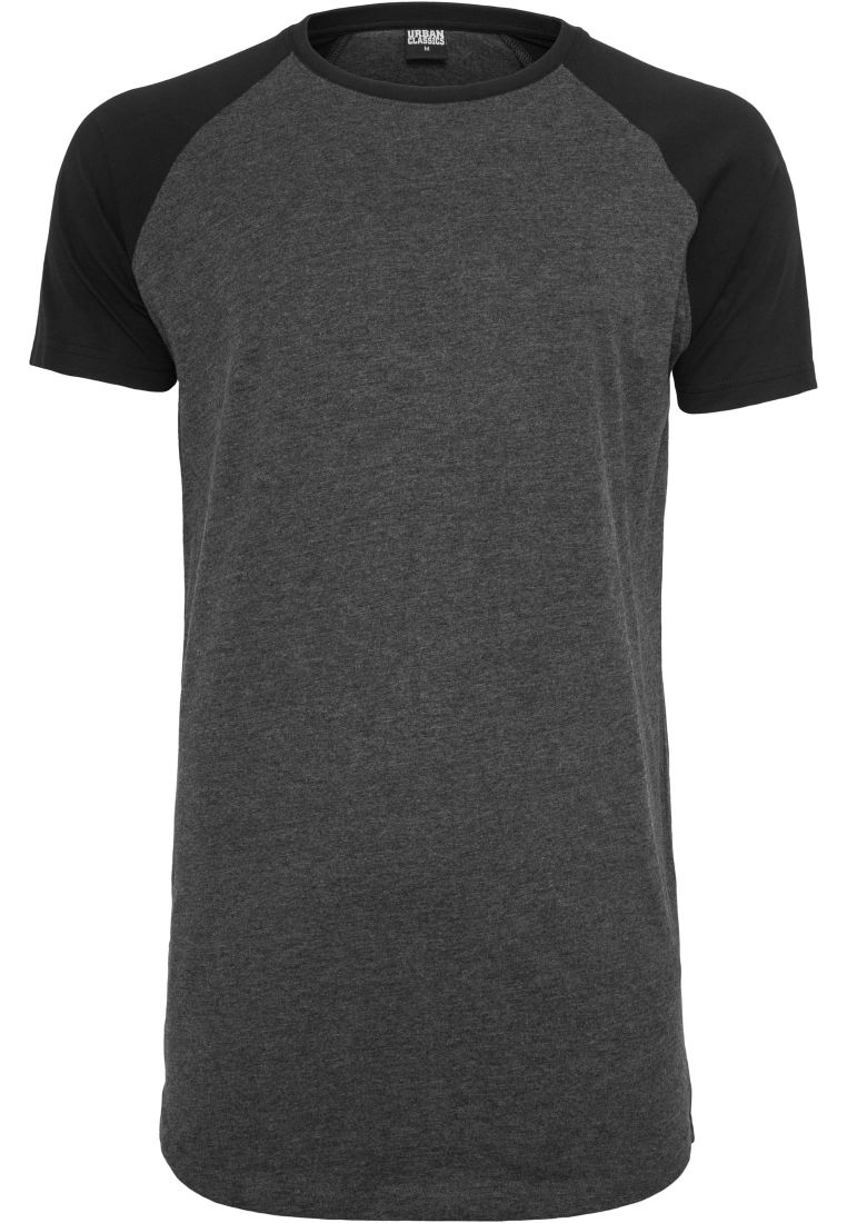 Shaped Raglan Long Tee - Mens t-shirts - TTUTB966 - 8