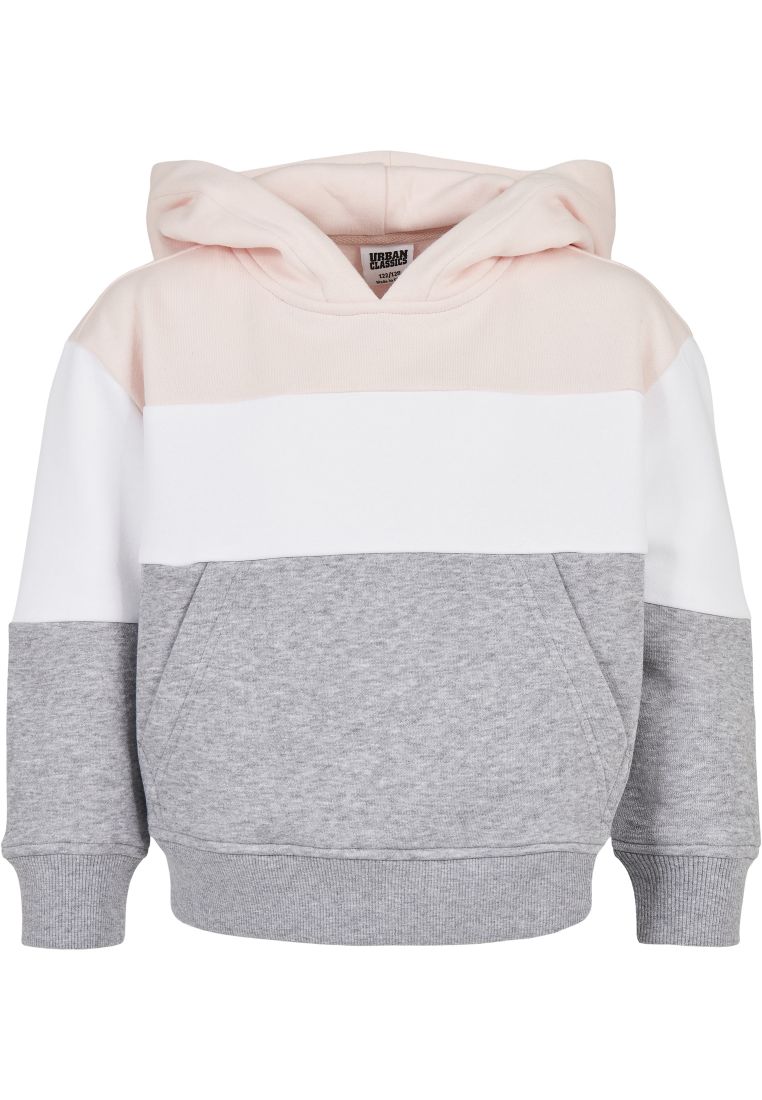 Girls Oversized 3-Tone Hoody - KIDS CLOTHING - TTUUCK1843 - 32
