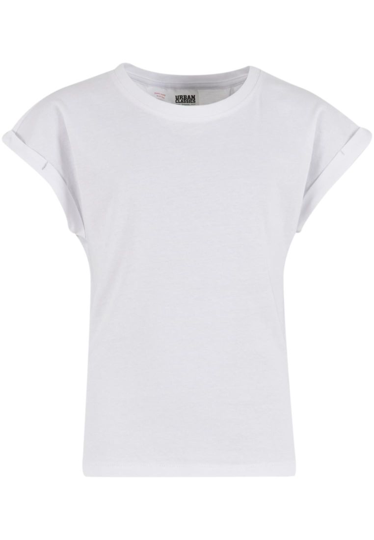 Girls Organic Extended Shoulder Tee 2-Pack - LASTENVAATTEET - TTUUCK2983A - 38