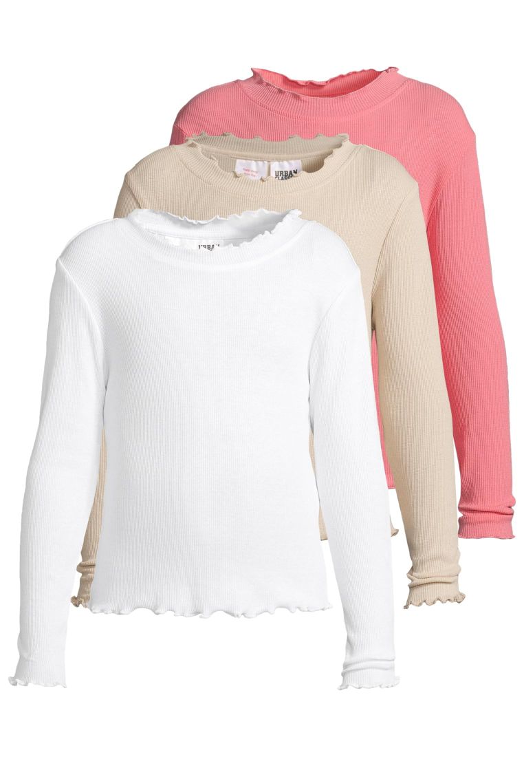 Girls Short Rib Longsleeve 3 Pack - LASTENVAATTEET - TTUUCK3996B - 11