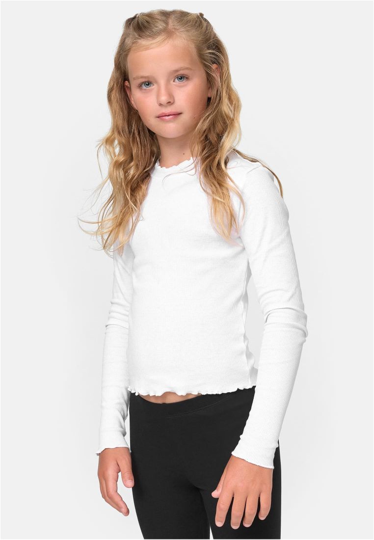 Girls Short Rib Longsleeve - LASTENVAATTEET - TTUUCK3996 - 181