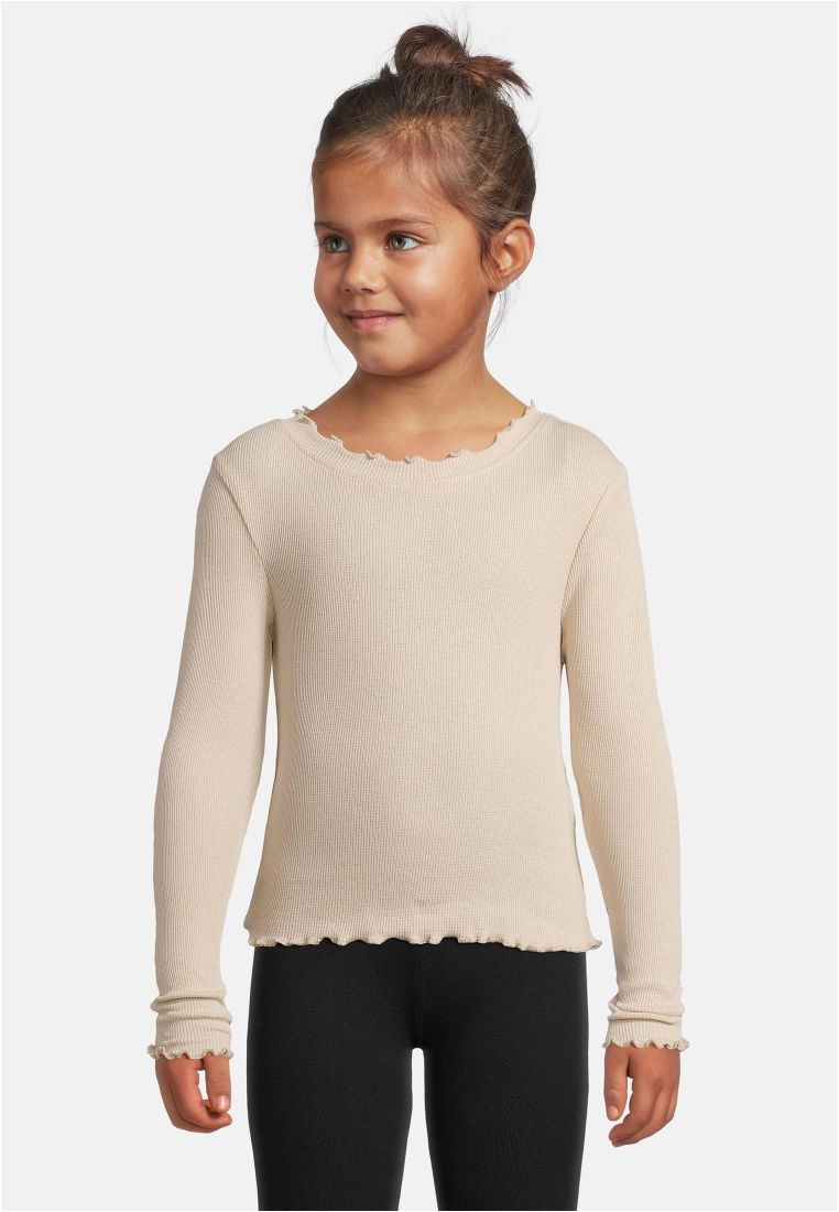 Girls Short Rib Longsleeve - LASTENVAATTEET - TTUUCK3996 - 481