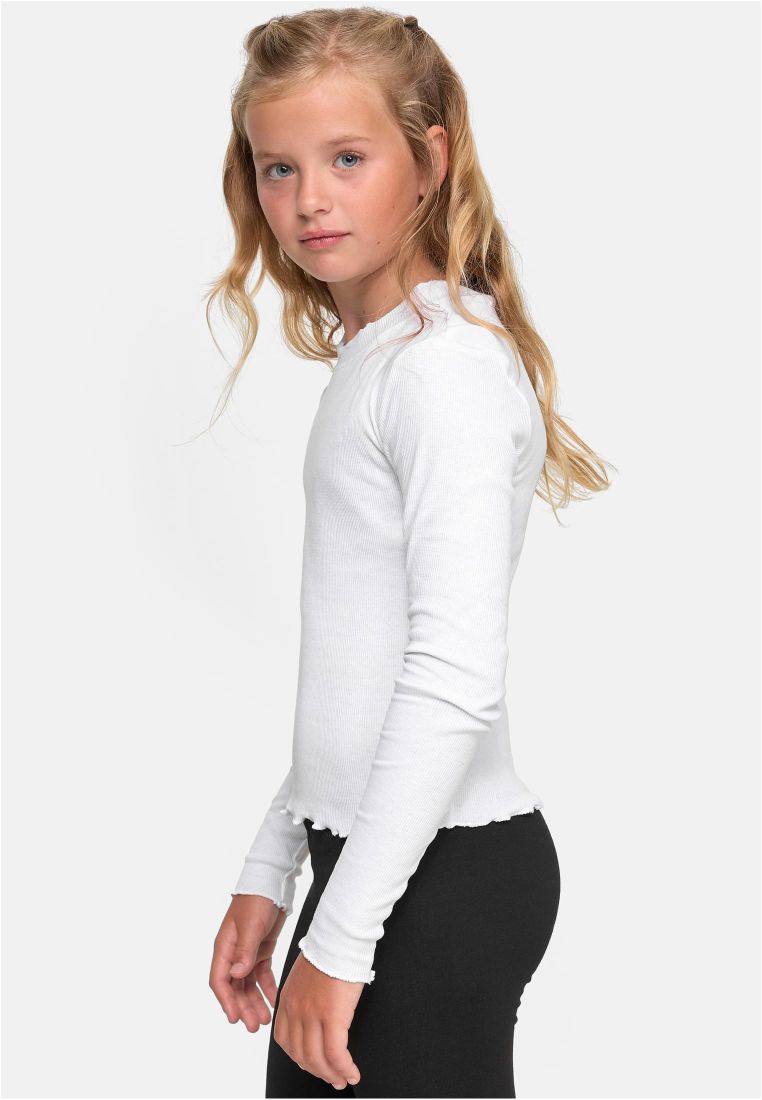 Girls Short Rib Longsleeve - LASTENVAATTEET - TTUUCK3996 - 335