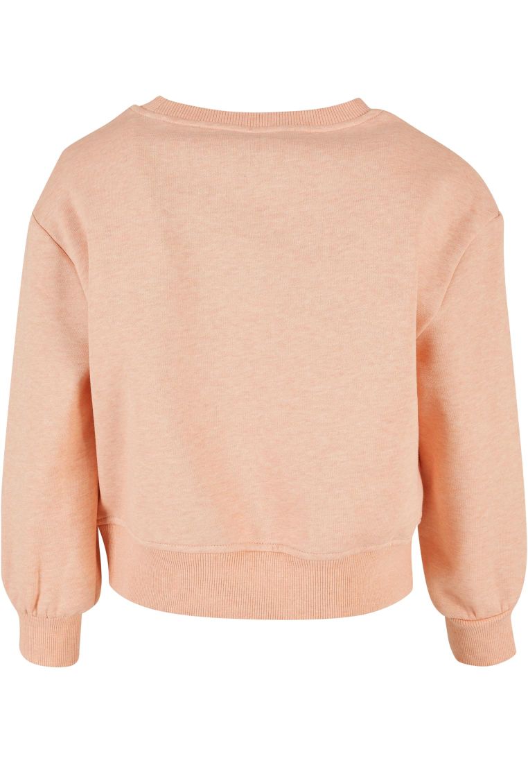 Girls Oversized Color Melange Crewneck - LASTENVAATTEET - TTUUCK4102 - 4