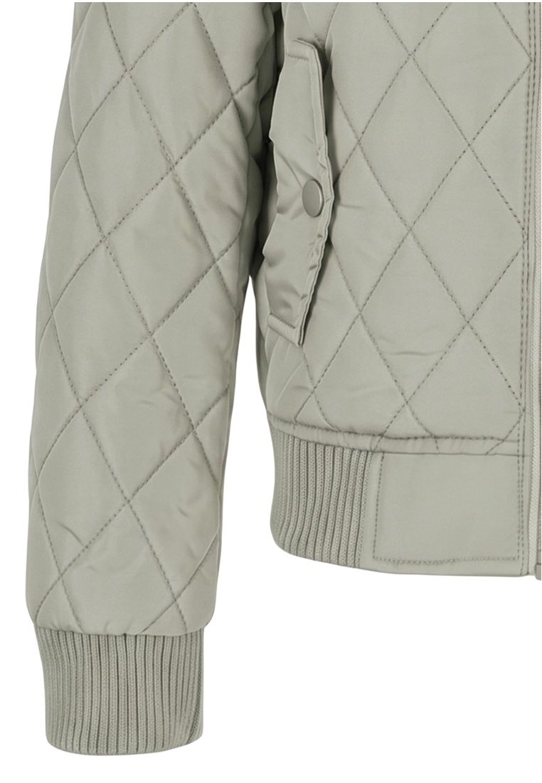Girls Diamond Quilt Nylon Jacket - LASTENVAATTEET - TTUUCK806 - 336