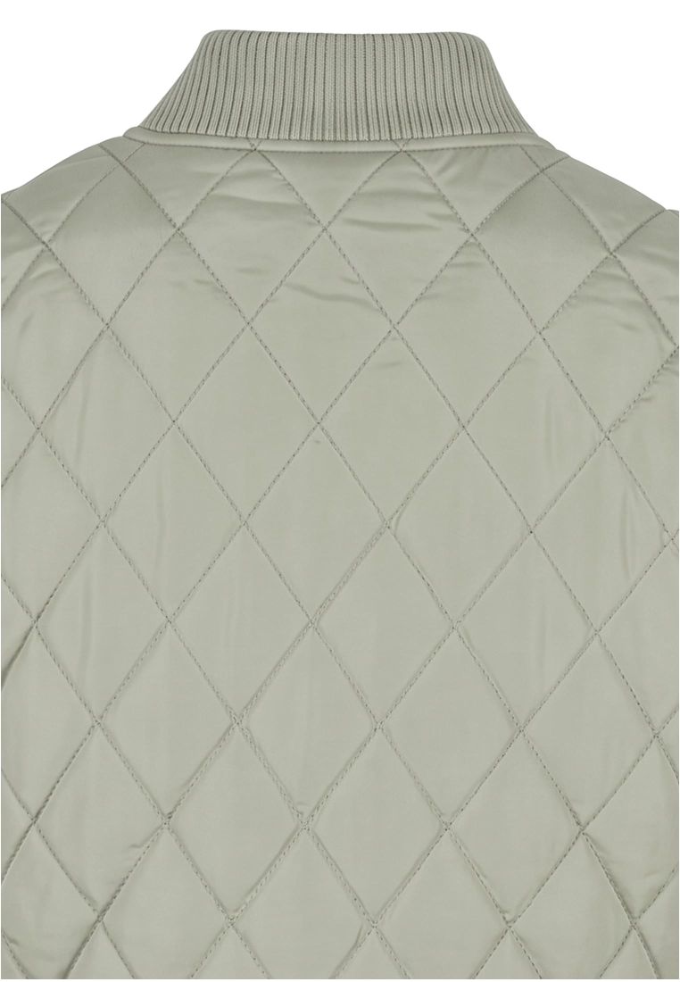 Girls Diamond Quilt Nylon Jacket - LASTENVAATTEET - TTUUCK806 - 337