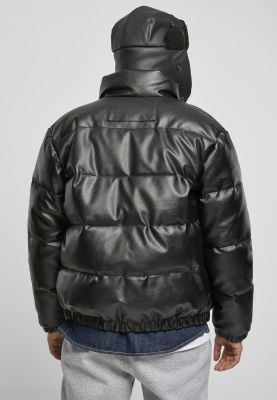 Southpole Imitation Leather Bubble Jacket