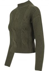 Ladies Short Turtleneck Sweater