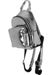 Mini Metallic Backpack