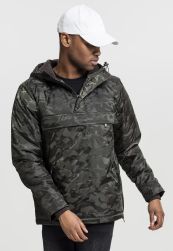 Padded Camo Pull Over Jacket