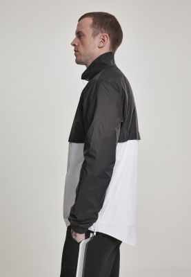 Stand Up Collar Pull Over Jacket