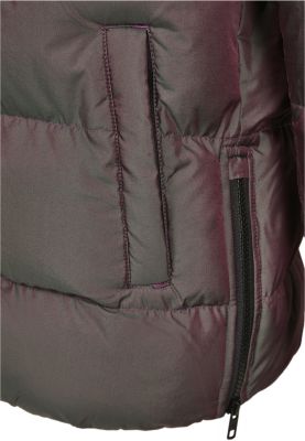 Shimmering Pull Over Puffer Jacket