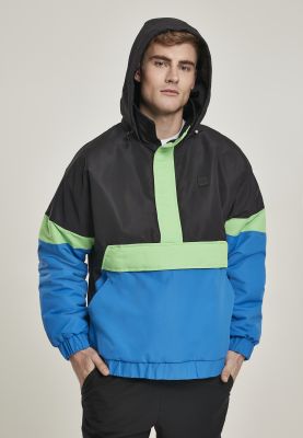 3-Tone Neon Mix Pull Over Jacket
