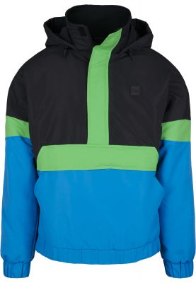 3-Tone Neon Mix Pull Over Jacket