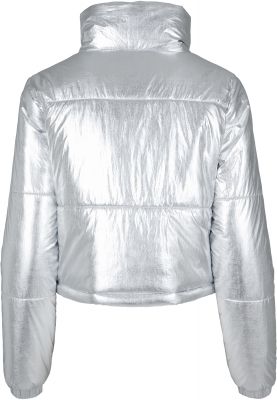 Ladies Metalic Puffer Jacket