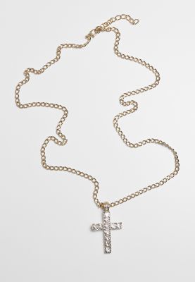 Necklace-TB3885 Cross Diamond