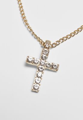 Necklace-TB3885 Diamond Cross